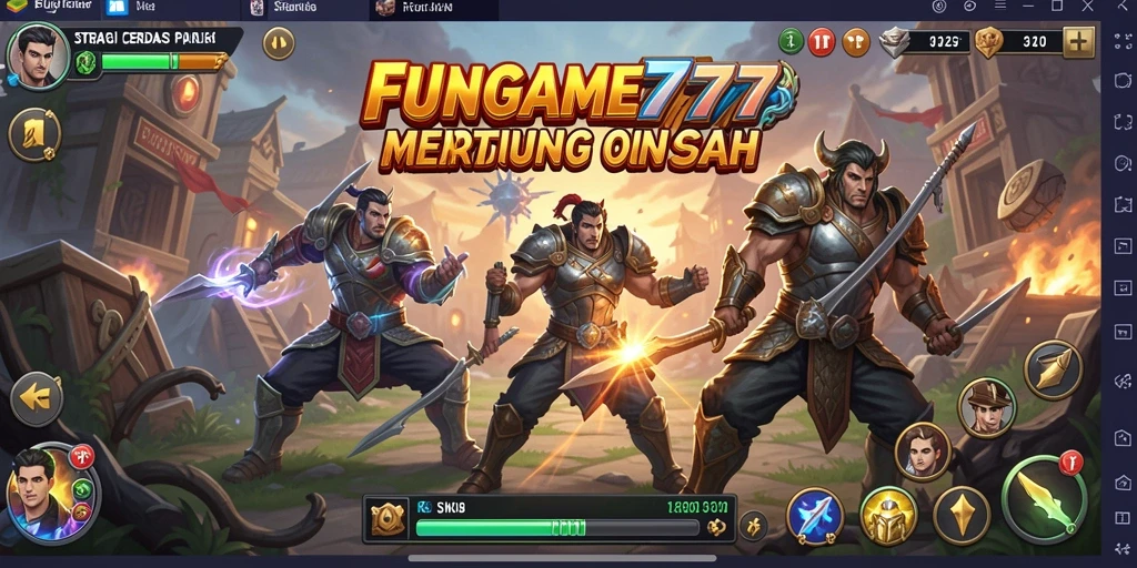 Tampilan gameplay menarik di FUNGAME777 menunjukkan strategi yang mendalam.