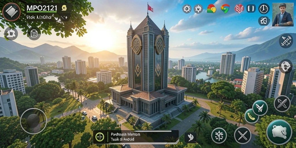 Screenshot MPO2121 memperlihatkan aksi menara bertahan yang mendebarkan.