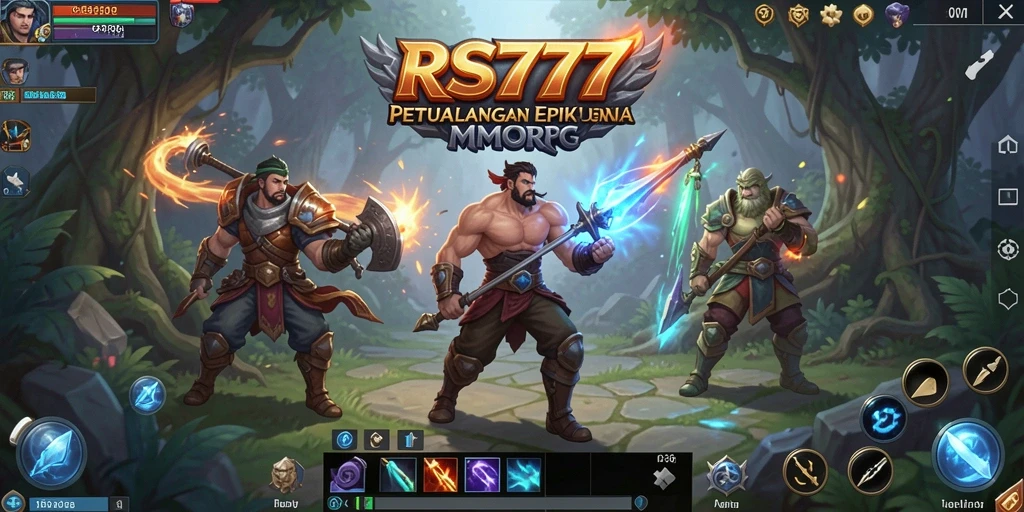 Tampilan gameplay menarik di dunia fantasi RS777.