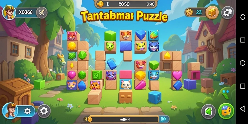 Gameplay XO368 menampilkan tantangan puzzle yang menarik dan mengasyikkan.